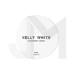 8mg Kelly White Mini Medium Raspberry Lemon Nicotine Pouches - 20 Pouches