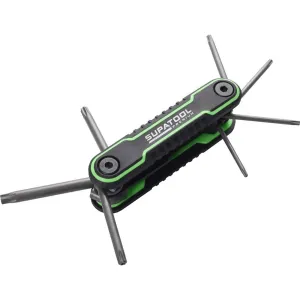 8Pce TORX® Folding Hex Key Set STP5102 by Supatool Premium