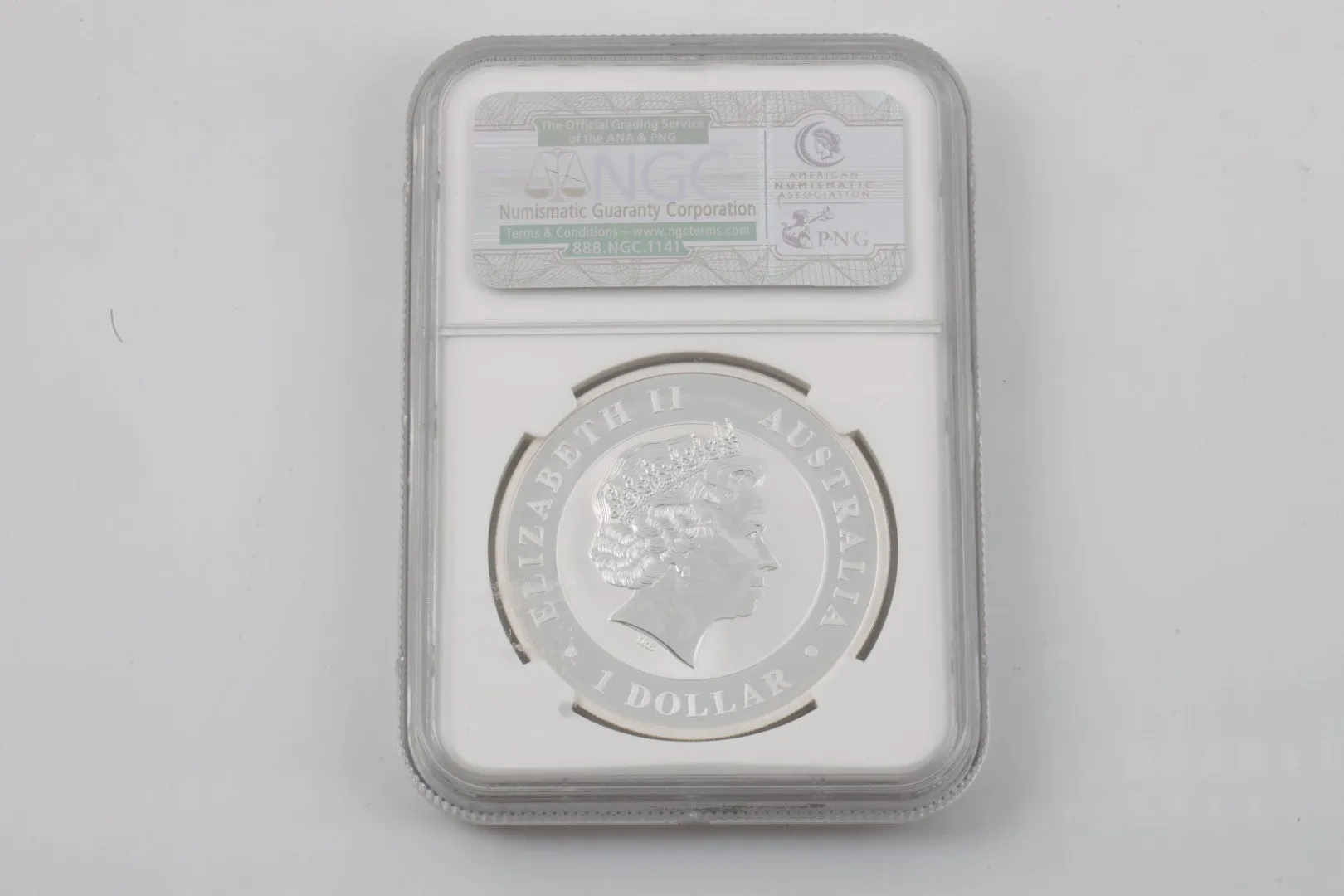999 Silver 2011P MS70 First Strike Australia Koala Coin (31.10g.)