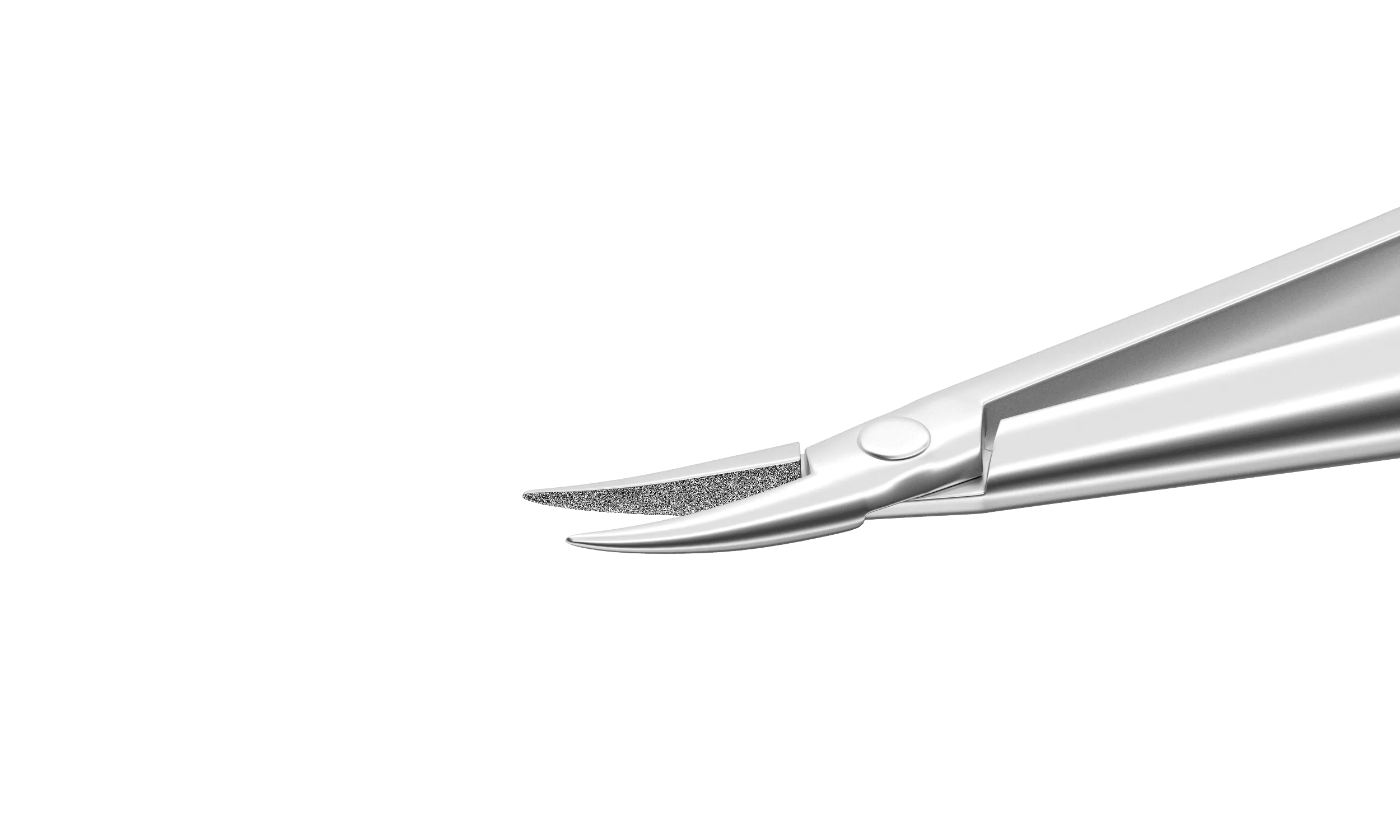 999R 8-045S Barraquer Needle Holder, 8.00 mm Extra Fine Jaws, Curved, without Lock, Medium Size, Length 115 mm, Stainless Steel