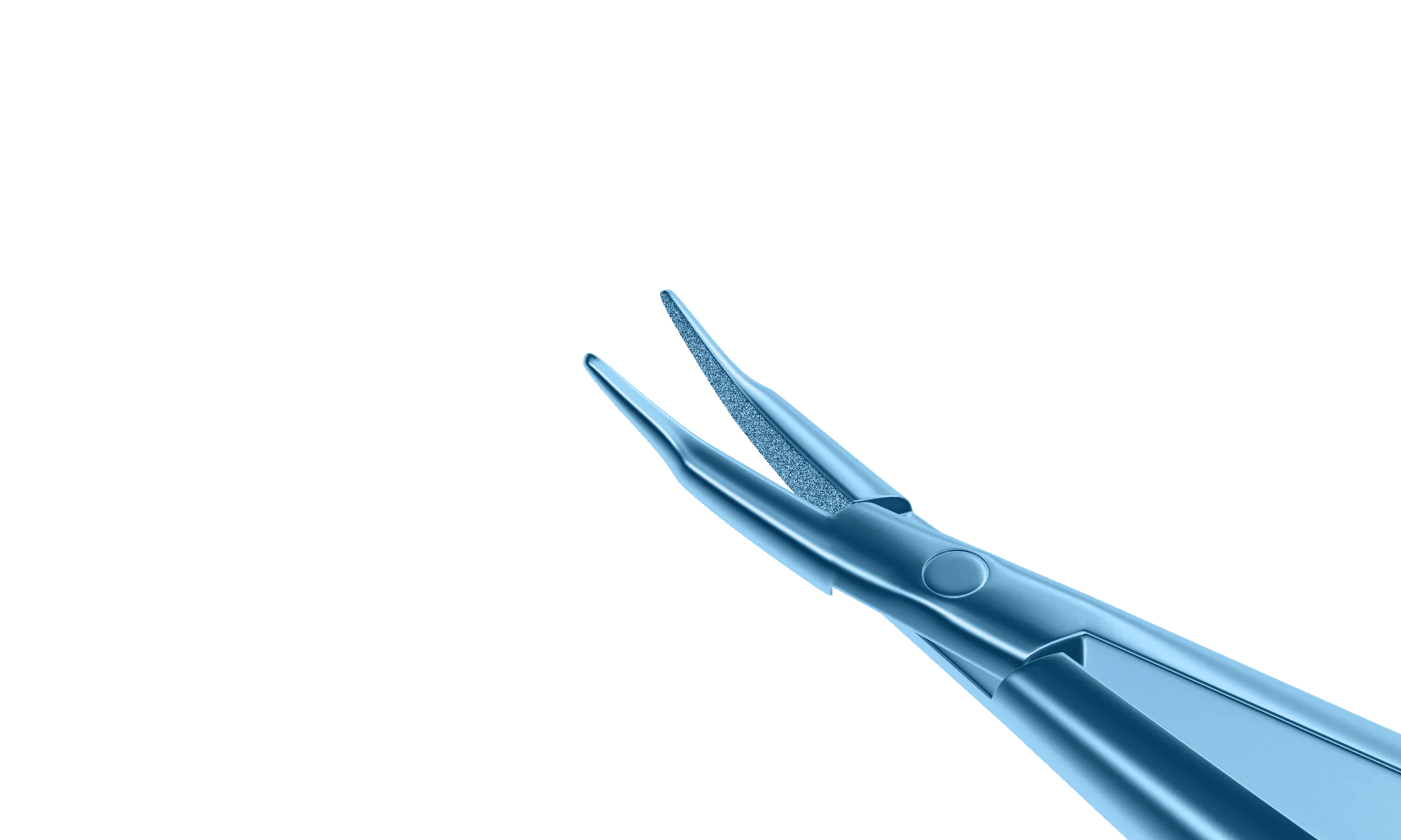 999R 8-050T Barraquer Needle Holder, 8.00 mm Extra Fine Jaws, Curved, with Lock, Long Size, Length 125 mm, Titanium