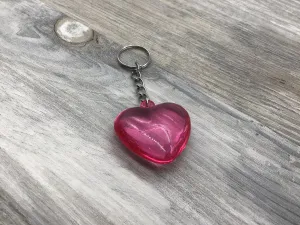 Acrylic Heart Keychain