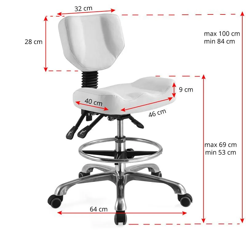 ActiveShop Cosmetic Stool A-4299 White