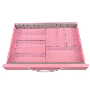 Adjustable Drawer Divider with Locating Strip for Medical Trolley 76mm