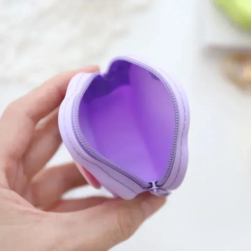Adorable Animal Friends Silicone Coin Purse 🐾💖 - Cute Round Wallet for Kids & Adults! 🐻🎀