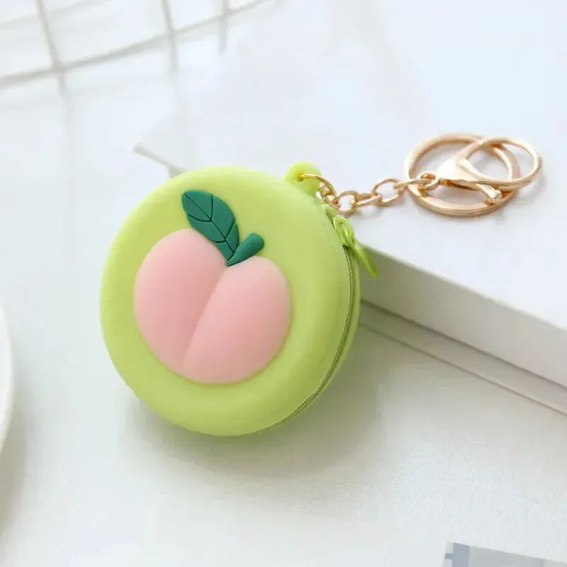Adorable Animal Friends Silicone Coin Purse 🐾💖 - Cute Round Wallet for Kids & Adults! 🐻🎀