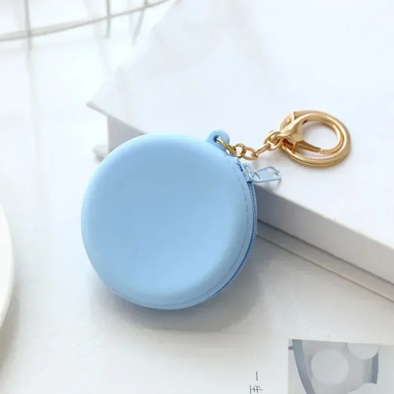 Adorable Animal Friends Silicone Coin Purse 🐾💖 - Cute Round Wallet for Kids & Adults! 🐻🎀