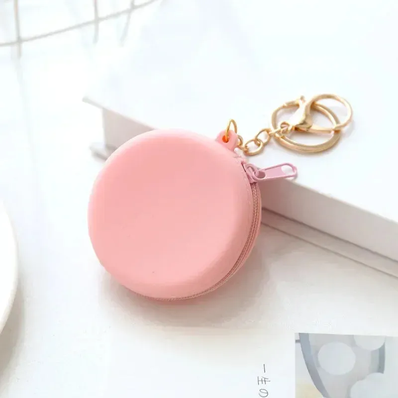 Adorable Animal Friends Silicone Coin Purse 🐾💖 - Cute Round Wallet for Kids & Adults! 🐻🎀