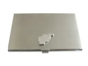 Afghanistan Map Shape Business Card Holder
