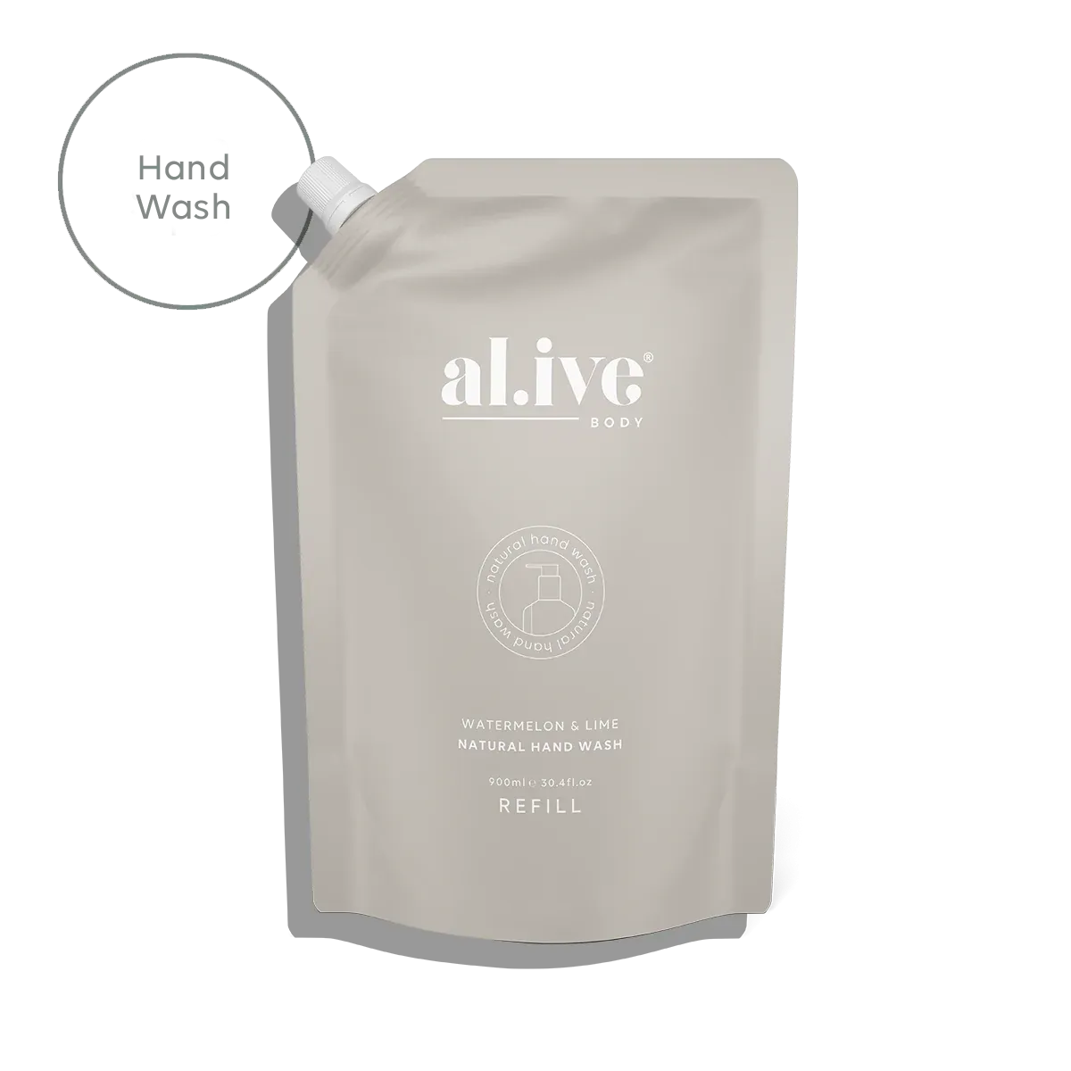 Al.ive II 900ml REFILL Hand Wash - Watermelon & Lime