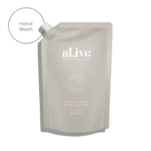 Al.ive II 900ml REFILL Hand Wash - Watermelon & Lime