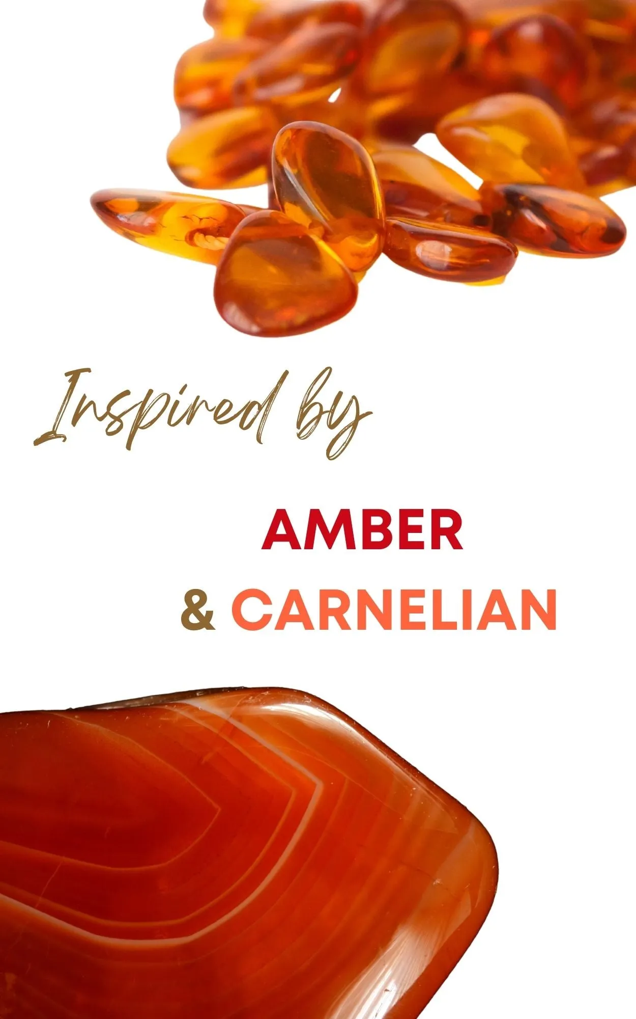 Amber & Carnelian Blend 1/4 oz Gemstone Perfume Oil Concentrate Roll-On by Sage