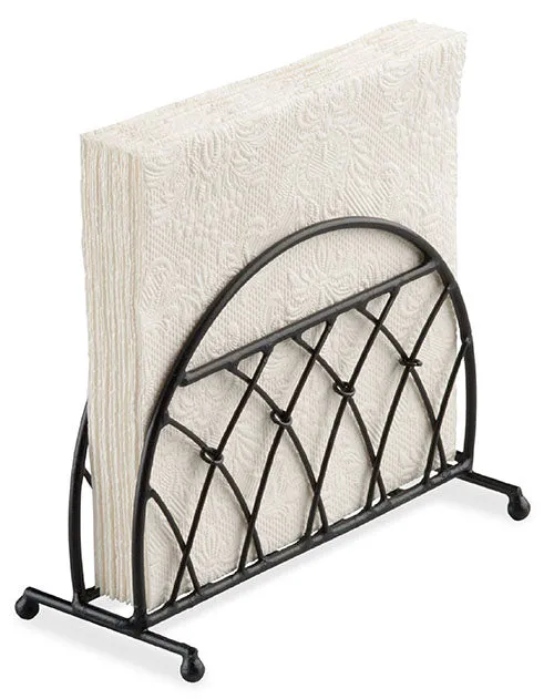 Ambiente Standing Napkin Holder Lattice Black