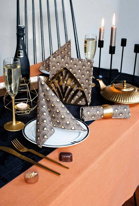 Ambiente Standing Napkin Holder Lattice Black