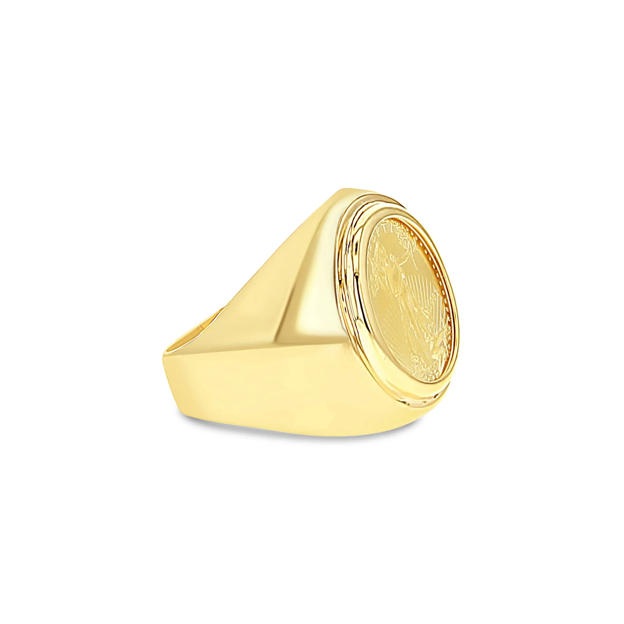 American Eagle 1/10OZ Lady Liberty Polished Ring
