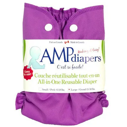AMP Stay Dry All-in-One Diaper - Snap