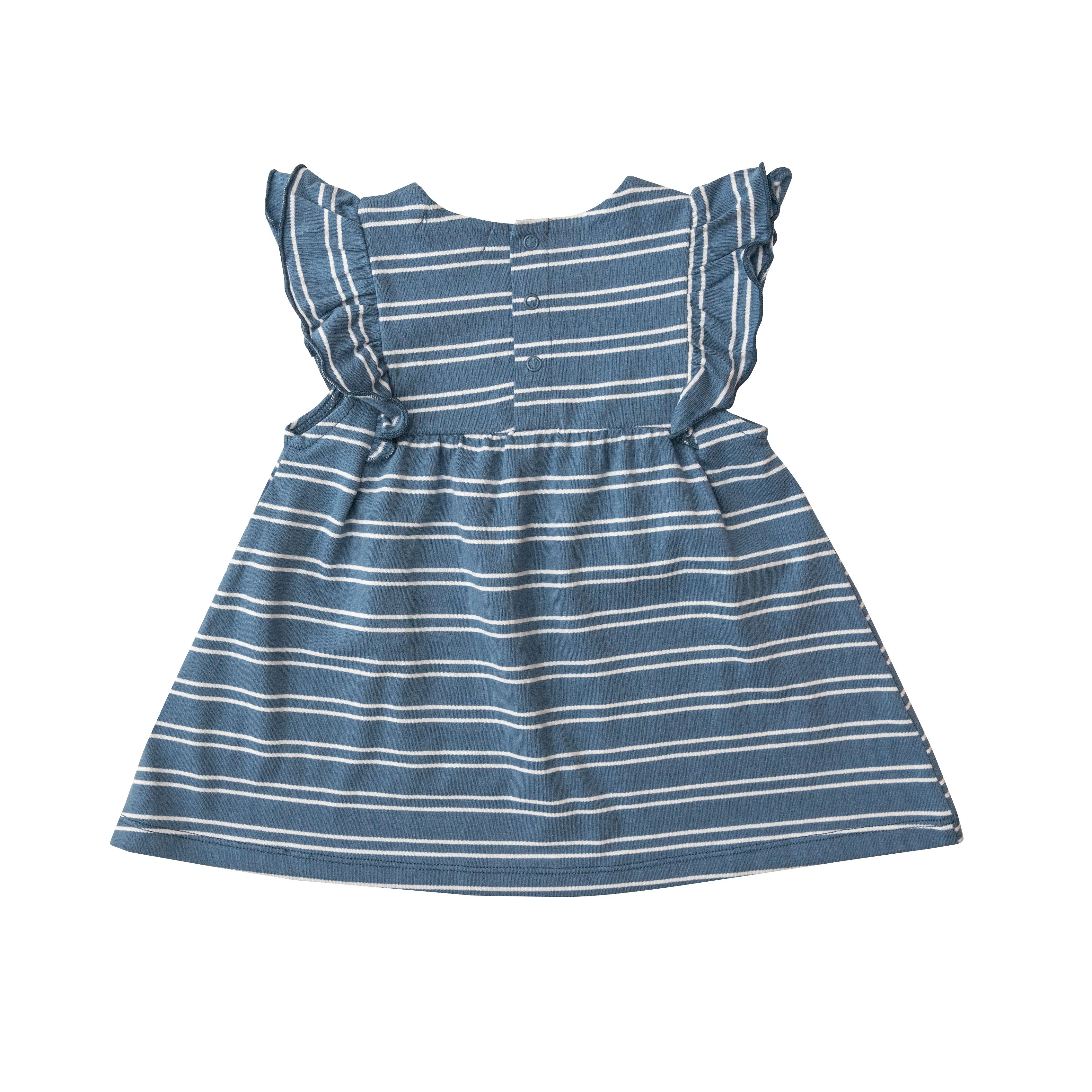 Angel Dear Blue Seahorse Stripe Dress