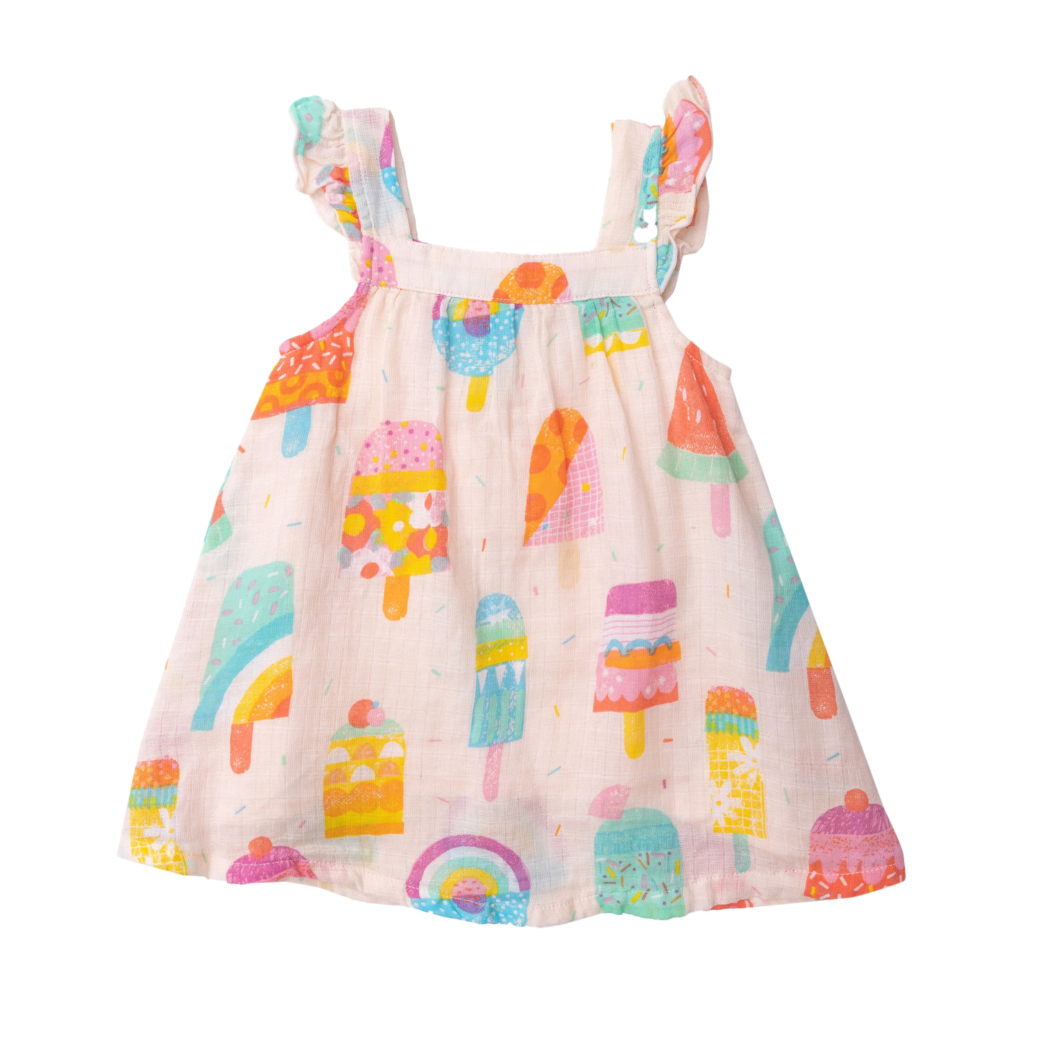 Angel Dear Pink Summer Popsicles Sundress
