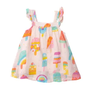 Angel Dear Pink Summer Popsicles Sundress