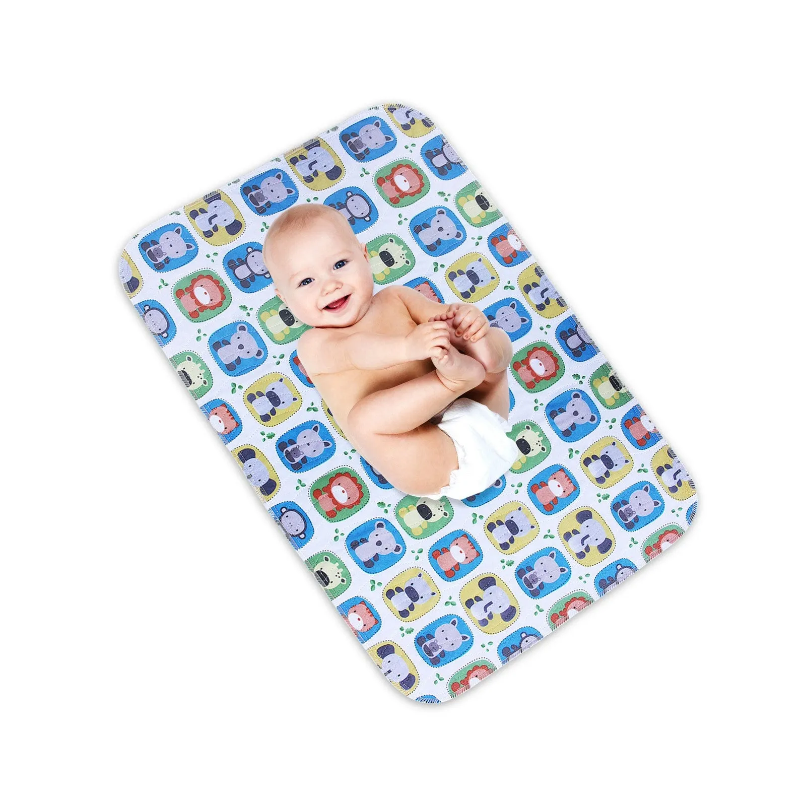 Animal Print Diaper Mat - 20 IN X 30 IN