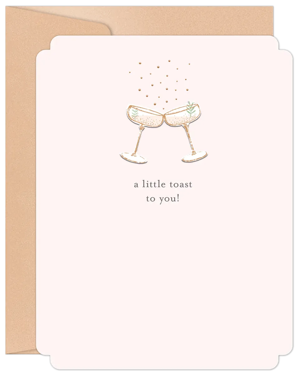 Anniversary Card -A Little Toast
