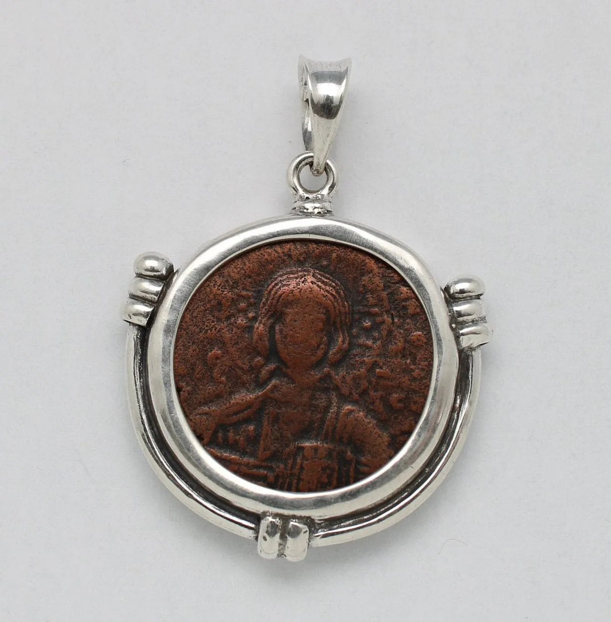 Anonymous Folles Class A Coin, Silver Pendant, ID14620