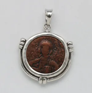 Anonymous Folles Class A Coin, Silver Pendant, ID14620