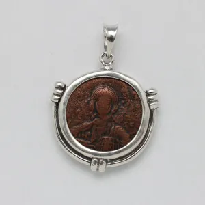 Anonymous Folles Class A Coin, Silver Pendant, ID14666