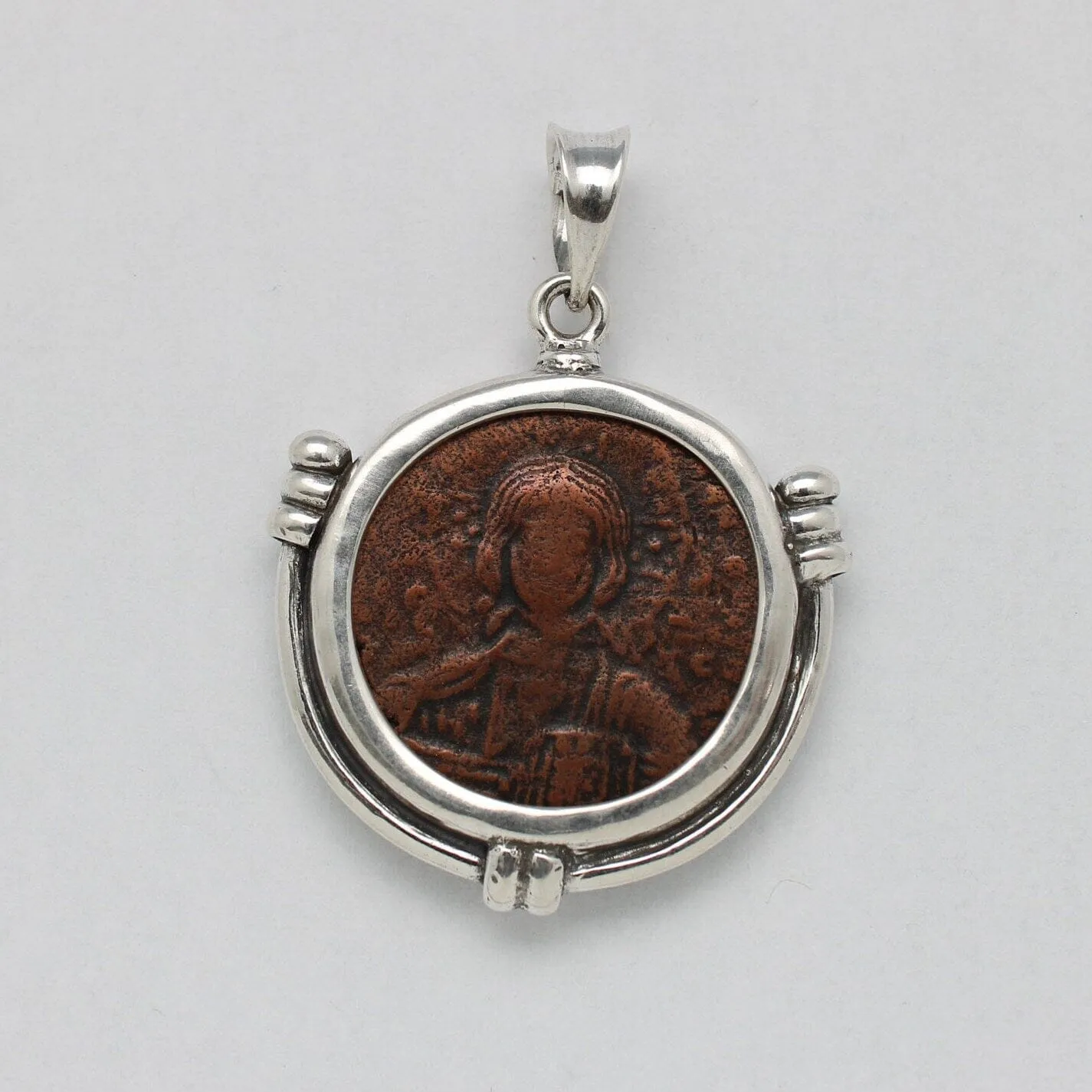 Anonymous Folles Class A Coin, Silver Pendant, ID14666