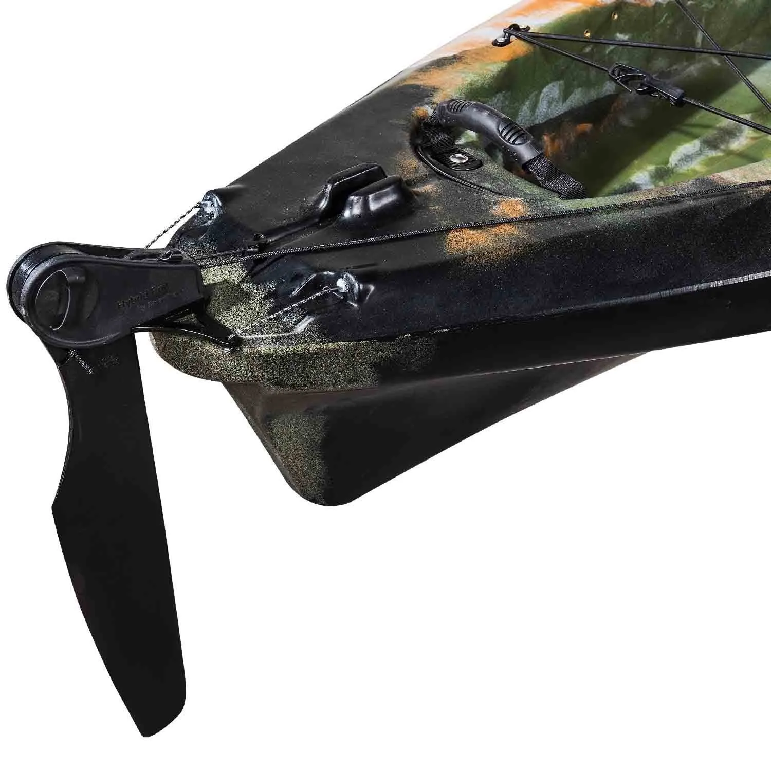 Auklet 12 Foot Single Person Sit On Top Fishing Kayak with SmartTracker Rudder and Aluminum Framed Seat