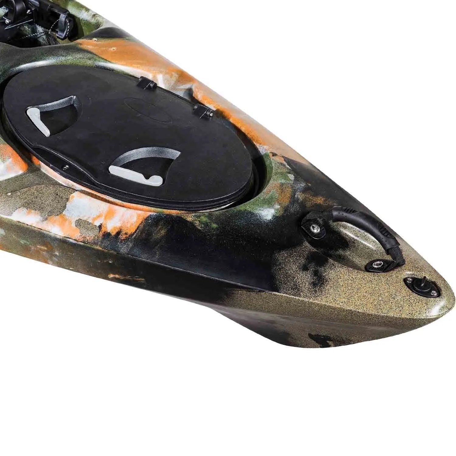Auklet 12 Foot Single Person Sit On Top Fishing Kayak with SmartTracker Rudder and Aluminum Framed Seat