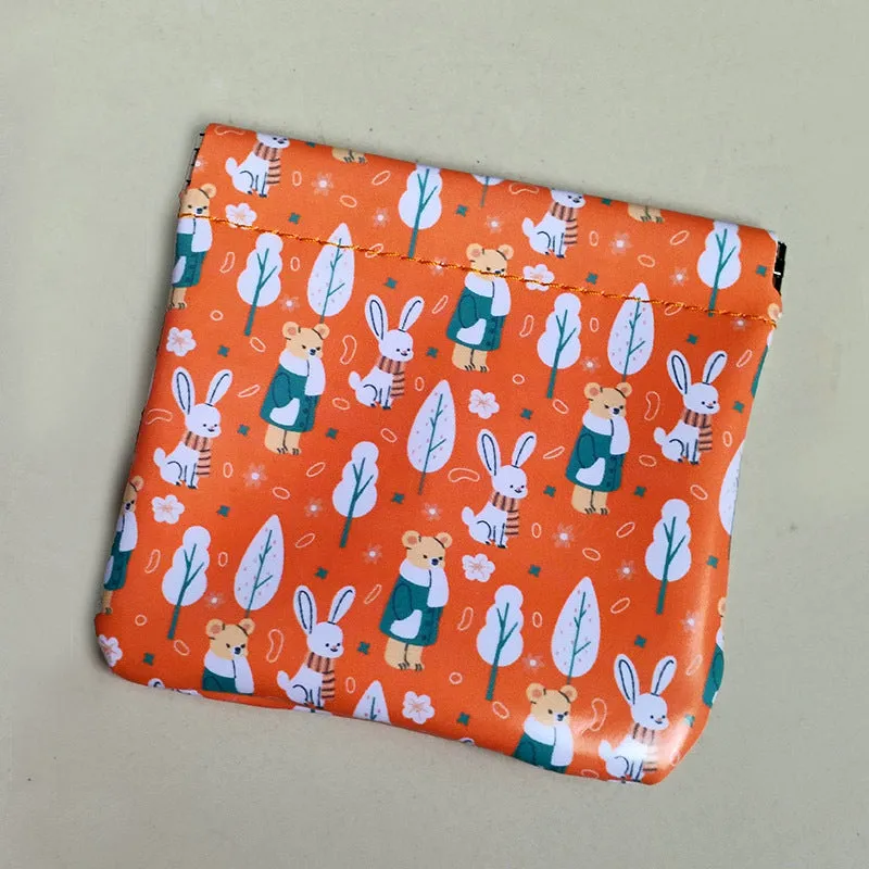 Automatic Closed Storage Portable Data Cable Cosmetic Bags