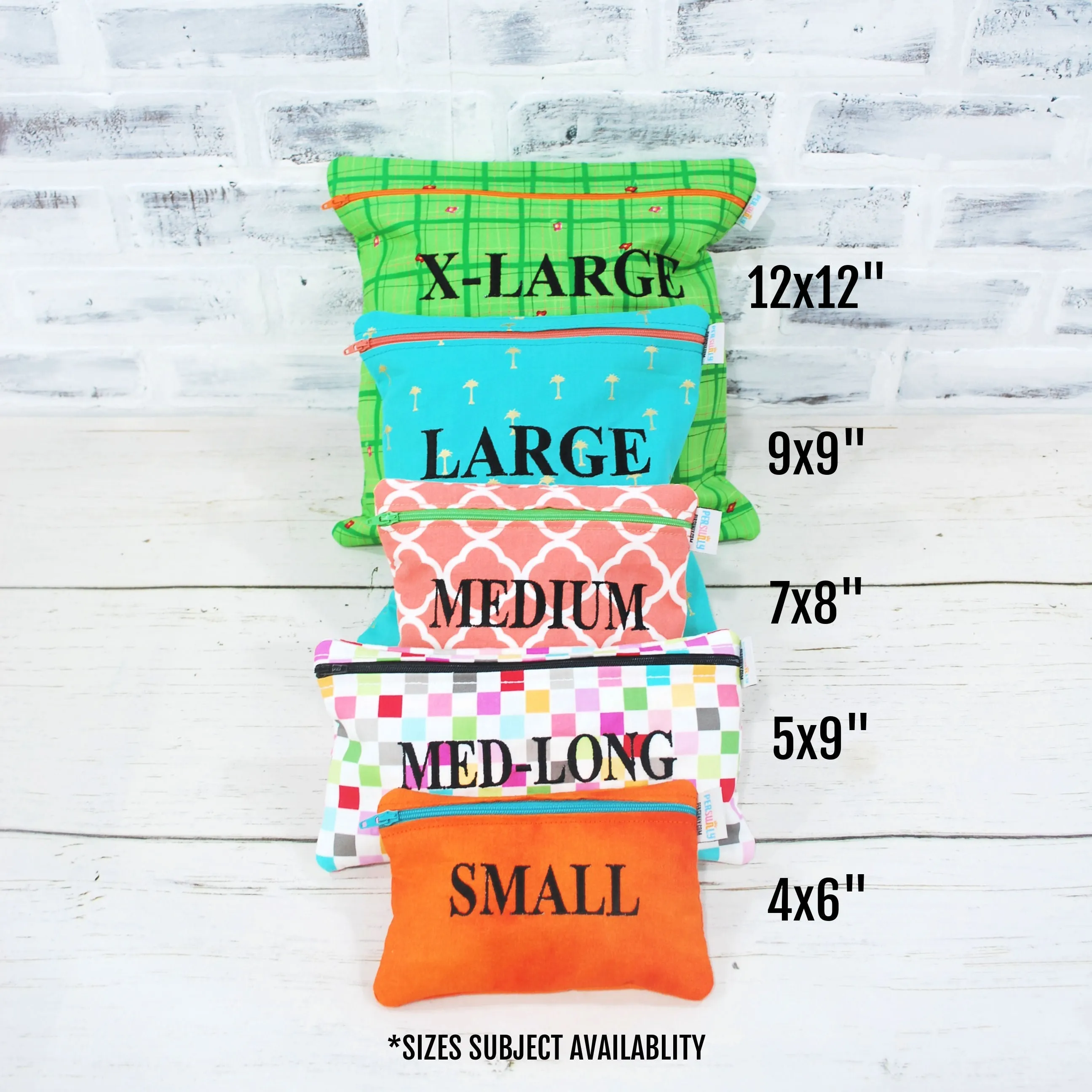 Autumn Dots Personalized Reusable Food Bag