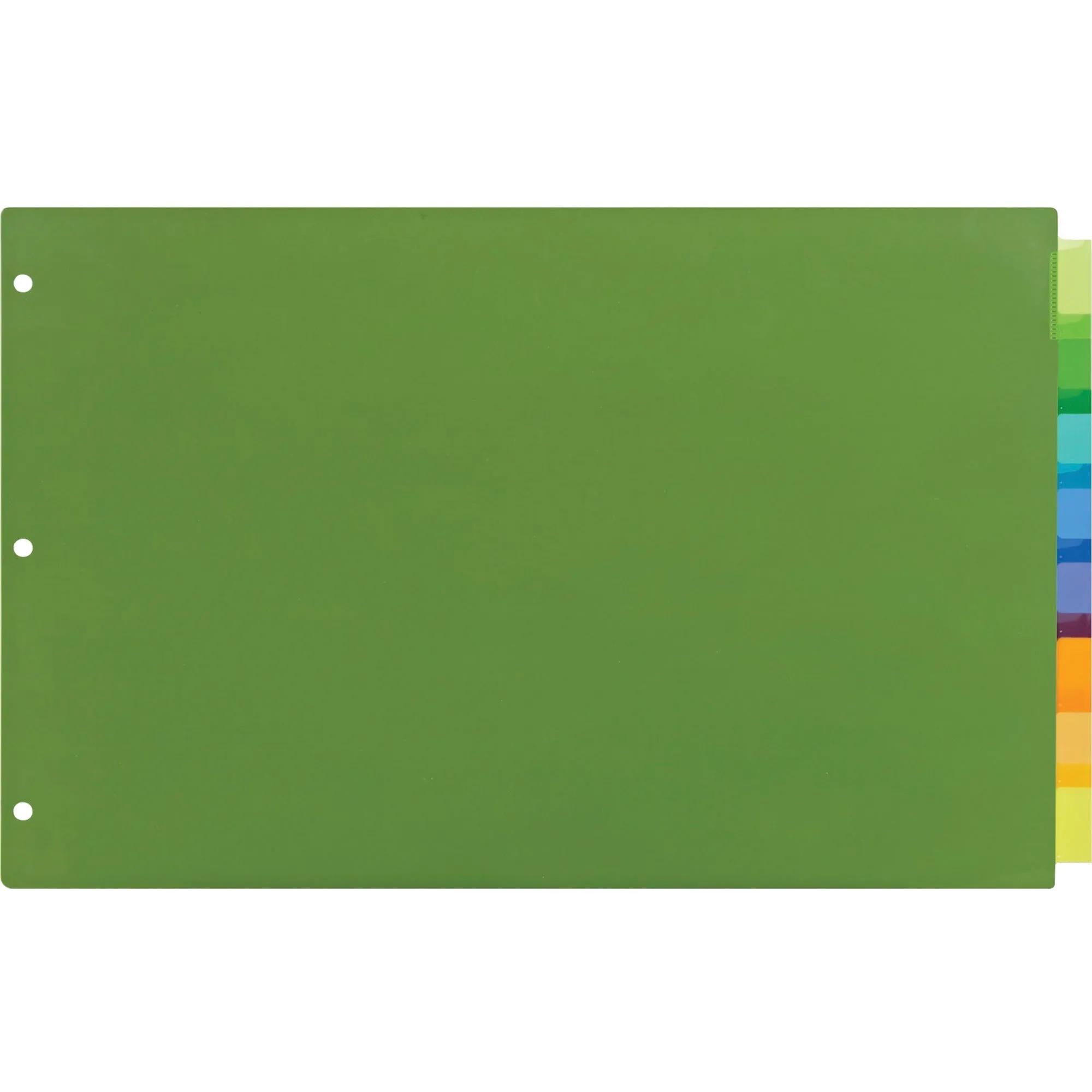 Avery® Big Tab(TM) Insertable Plastic Dividers, 11" x 17", 8 Multicolor Tabs, 1 Set (11179)