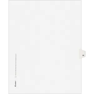 Avery® Individual Legal Dividers Allstate(R) Style, Letter Size, Side Tab #65 (82263)