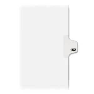 Avery® Individual Legal Dividers Avery® Style, Letter Size, Side Tab #162 (82378)