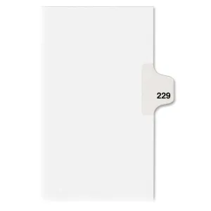 Avery® Individual Legal Dividers Avery® Style, Letter Size, Side Tab #229 (82445)