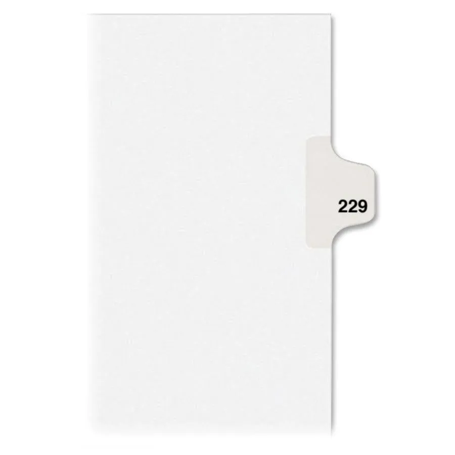 Avery® Individual Legal Dividers Avery® Style, Letter Size, Side Tab #229 (82445)