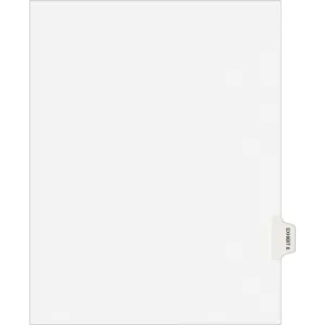 Avery® Individual Legal Dividers Avery® Style, Letter Size, Side Tab EXHIBIT 8 (82328)