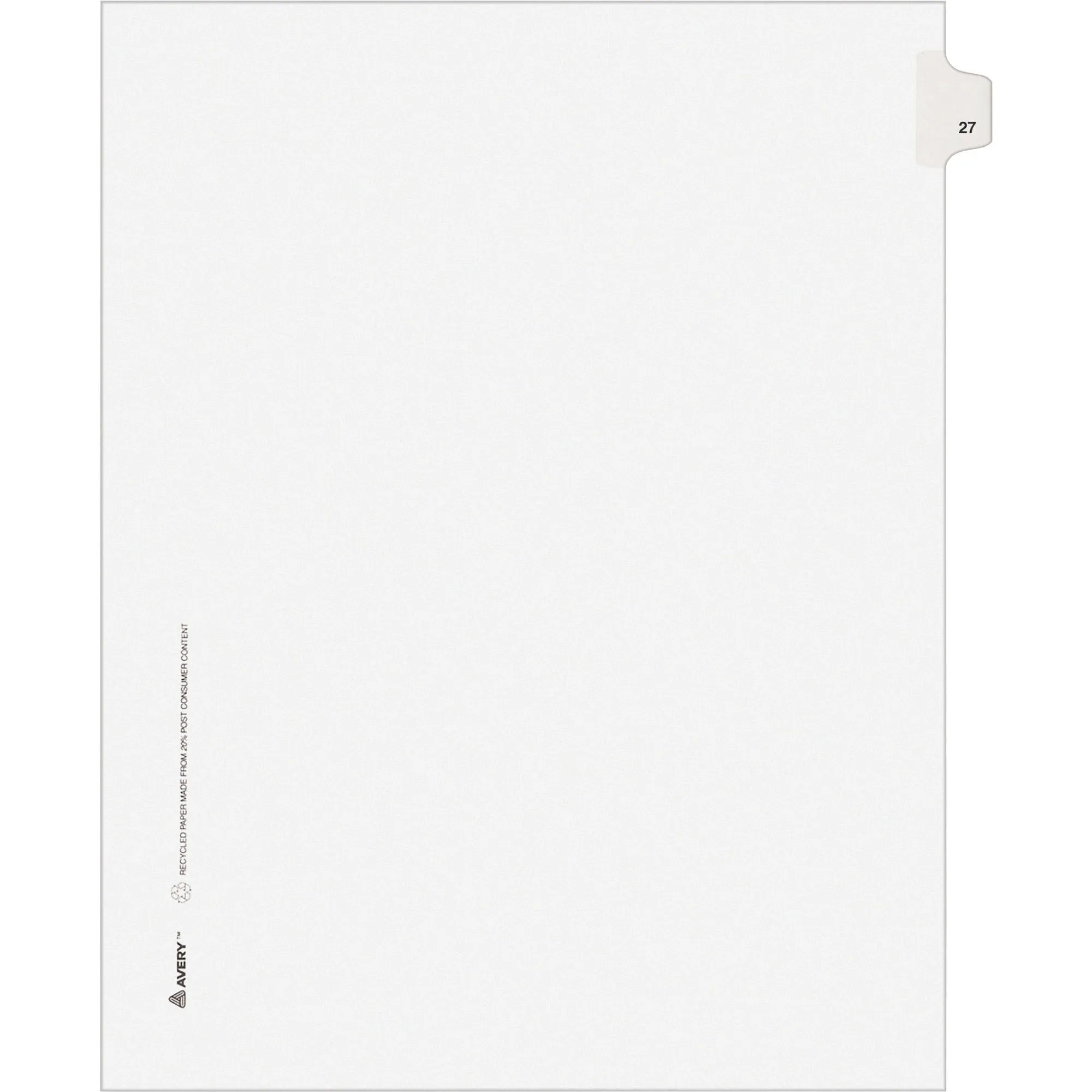 Avery® Individual Legal Exhibit Dividers - Avery Style