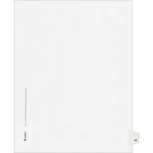 Avery® Individual Legal Exhibit Dividers - Avery Style