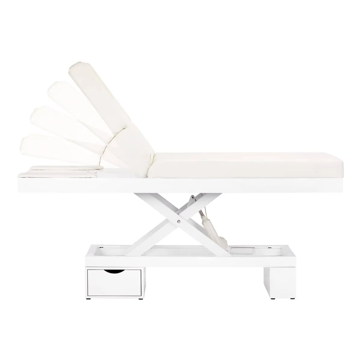 Azzurro Spa Cosmetic Couch 815B White