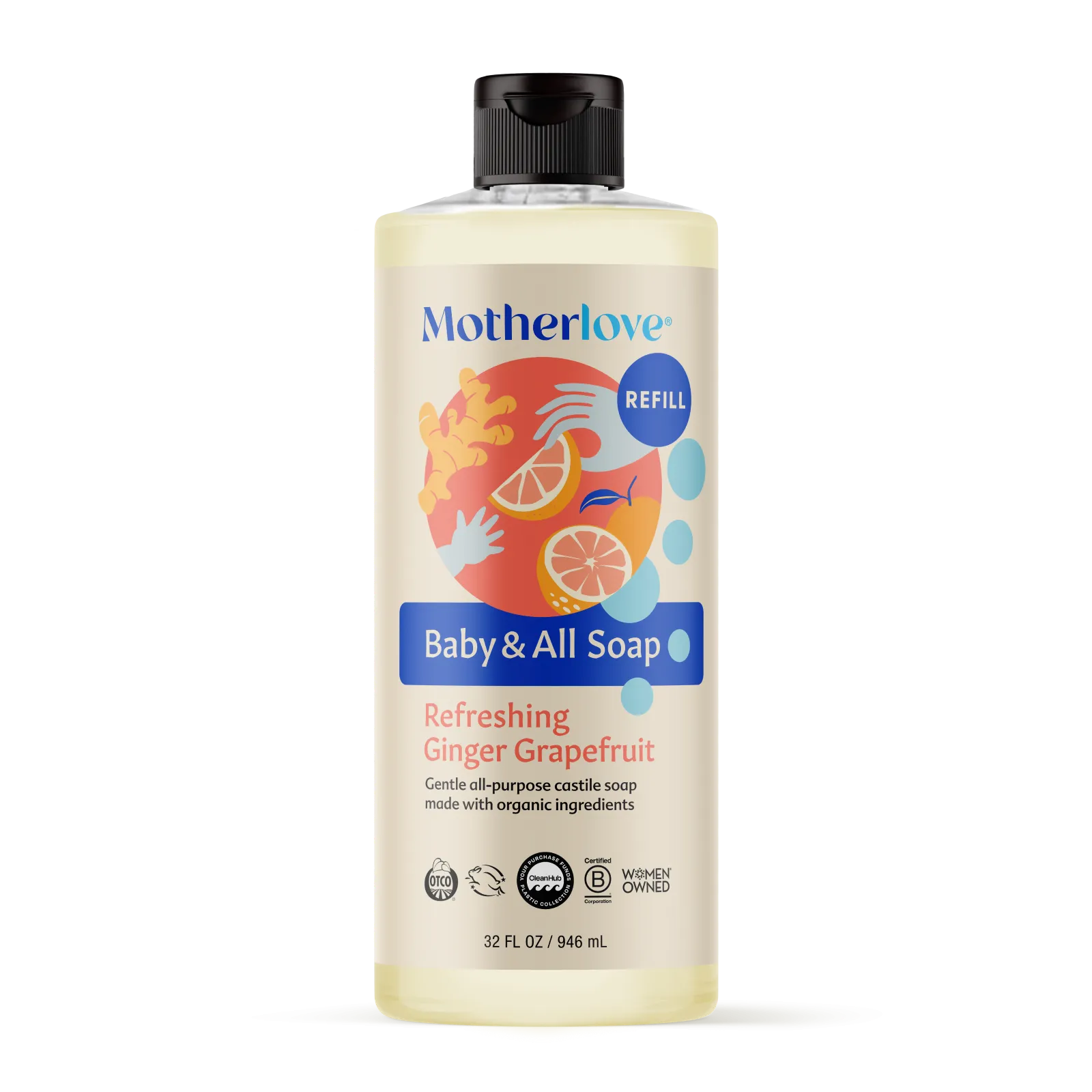Baby & All Soap - Refreshing Ginger Grapefruit