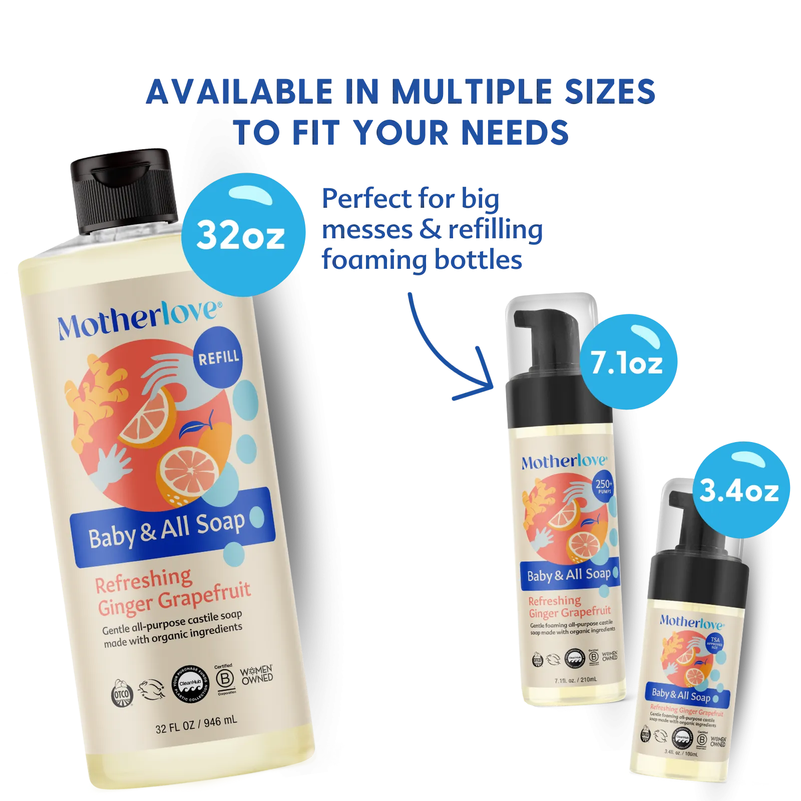 Baby & All Soap - Refreshing Ginger Grapefruit