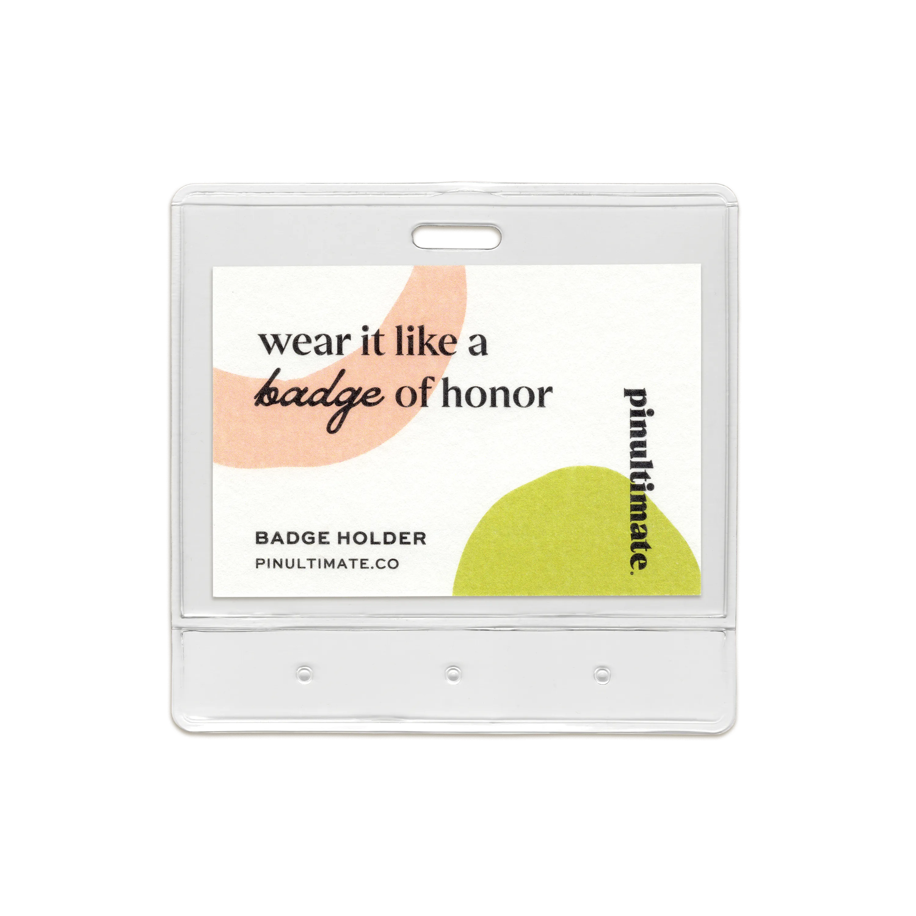 Badge Holder for Enamel Pins · The Minimalist, Horizontal
