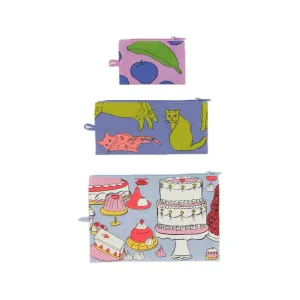 Baggu Flat Pouch Set, Still Life