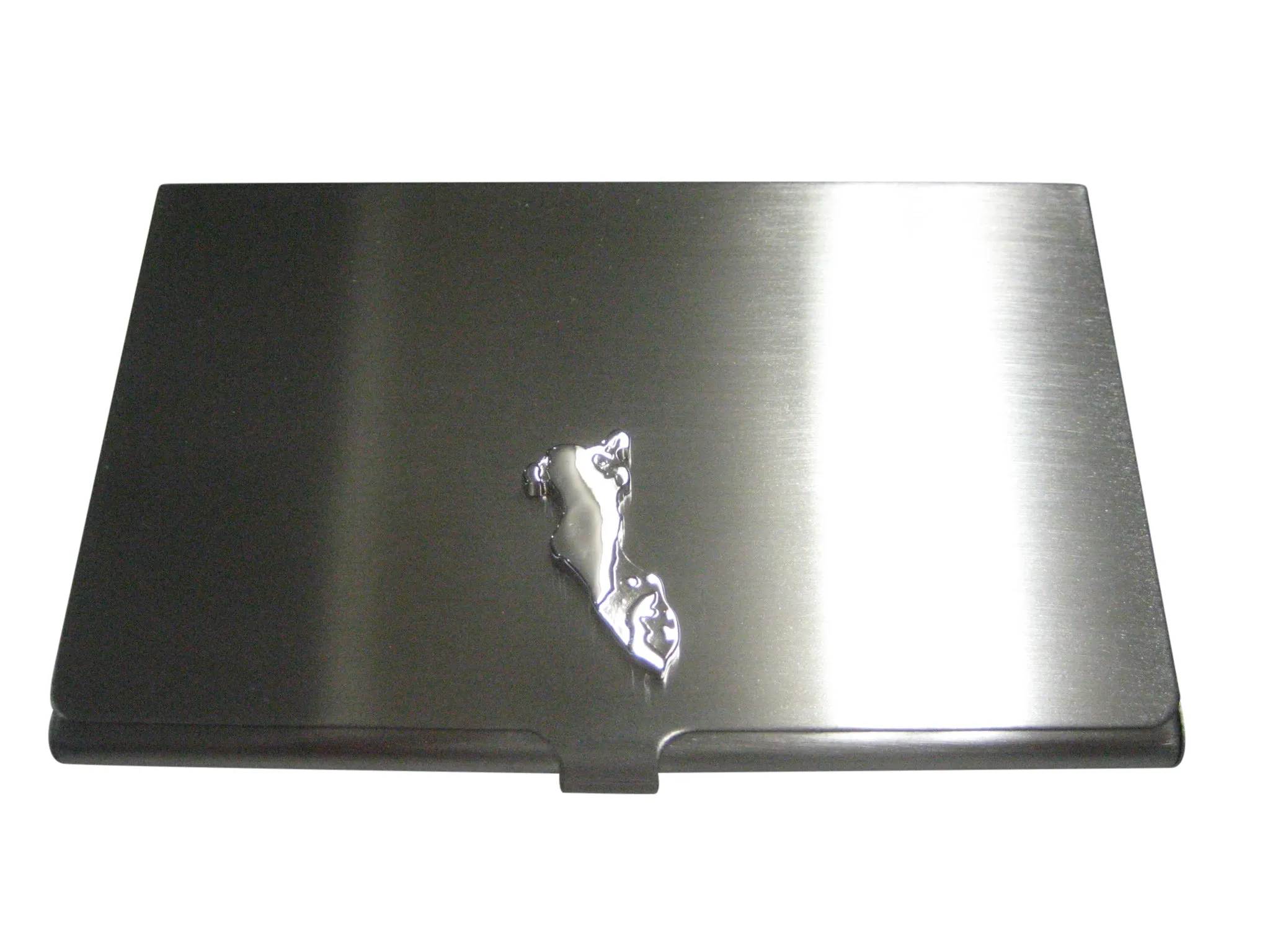 Bahrain Map Shape Business Card Holder