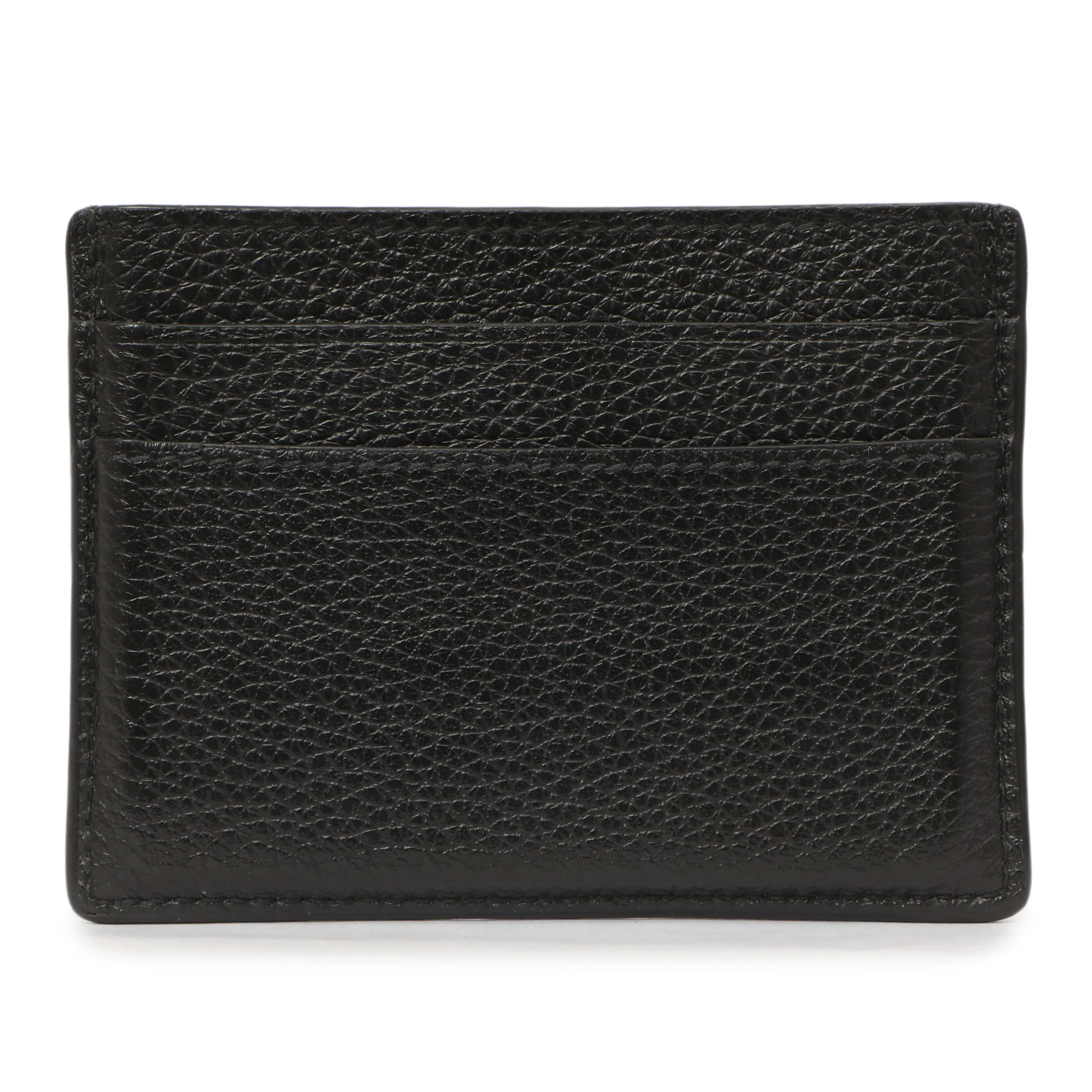 Balenciaga Black Grained Calfskin Neo Classic Card Holder