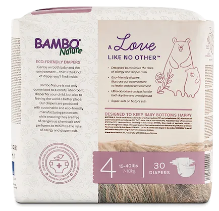 Bambo Nature Dream Diapers (Size 4)