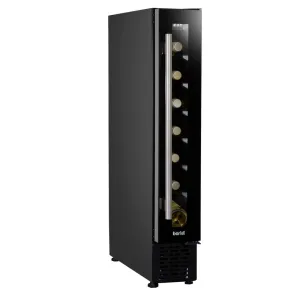 Baridi 7 Bottle Wine Fridge with Touch Controls & LED Light - Black - B